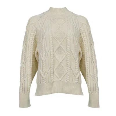 Hugo Boss Women's Fodela Knitwear White | Size Xl | 50518369118