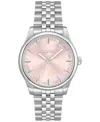 Hugo Boss Women's Graceful Quartz Basic Stainless Steel Watch 36mm In Silver-tone