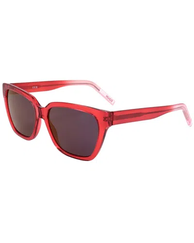 Hugo Boss Women's Hg1264 56mm Sunglasses In Red