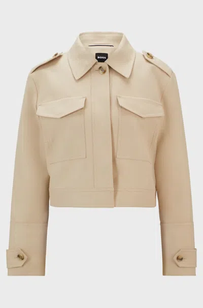 HUGO BOSS WOMEN'S JAFELI JACKETS ARENA | SIZE 42 | 50518436961