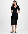 Hugo Boss Women's Knit Midi Skirt In Black
