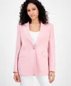 Hugo Boss Women's One-button Split-cuff Blazer In Flamingo Pink