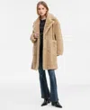 Hugo Boss Boss Orange Catedy Faux Shearling Coat In Multi