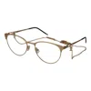 Hugo Boss Gold Women Optical Frames In Gold
