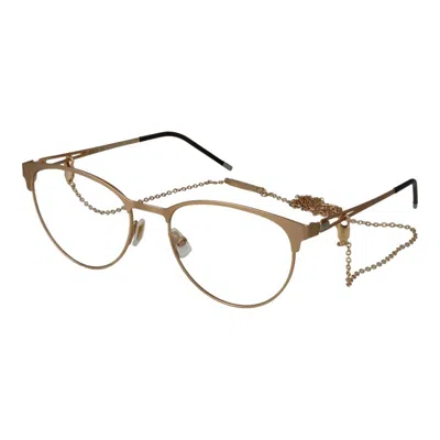 HUGO BOSS WOMEN'S PANTO OPTICAL FRAMES IN GOLD