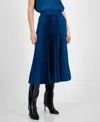 Hugo Boss Skirt Boss Woman Color Blue In Deep Sea