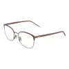 Hugo Boss Women's Rectangle Optical Frames In Pink In Pink