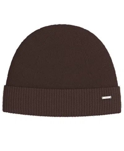 Hugo Boss Women's Ribbed Cashmere Beanie In Pattern