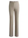 Hugo Boss Women's Slim-fit Trousers In Beige