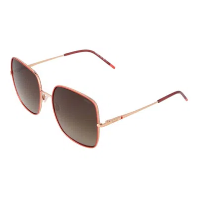 Hugo Boss Women's Square Sunglasses In Red