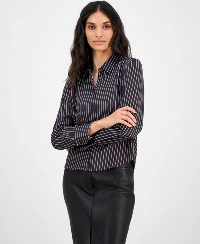 Hugo Boss Women's Striped Shirt In Open