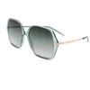 Hugo Boss Boss 57mm Square Sunglasses In Green
