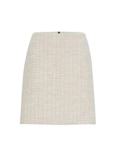 Hugo Boss Women's Tweed Mini Skirt In Patterned