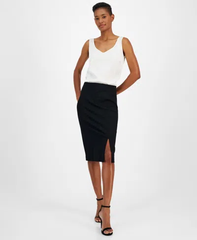 HUGO BOSS WOMEN'S VAGUETTE SLIM SLIT PENCIL SKIRT