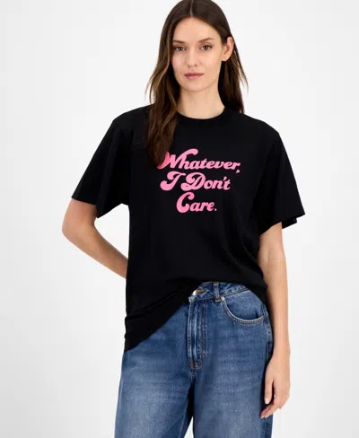 Hugo Boss Women's Whatever Graphic T-shirt In Black
