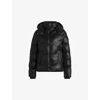 Hugo Boss Water-repellent Padded Jacket With Adjustable Hood In Black