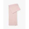 Hugo Boss Womens Ribbed Knitted Scarf Bright Pink In Bright Pink
