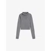 Hugo Boss Rollneck Sweater In Virgin Wool And Cashmere In Gray