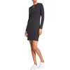 Hugo Boss Womens Logo Jersey Midi Dress In Black