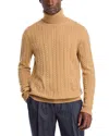 Hugo Boss Boss Wool And Cashmere Sweater In Medium Beige