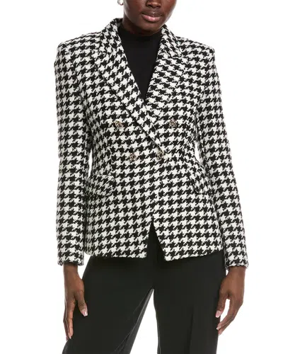 Hugo Boss Wool-blend Blazer In Black