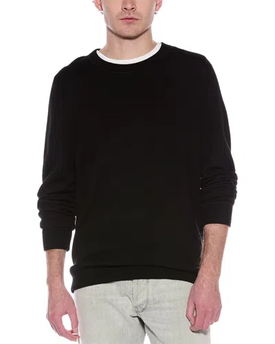 Hugo Boss Wool Crewneck Sweater In Black