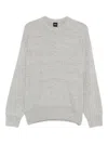 Hugo Boss Wool Knitwear In Gray