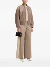 Hugo Boss Bomber Jacket In Mixed Fabrics In Brown