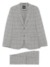 Hugo Boss Wool Suit In Multi