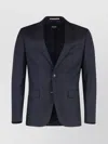 Hugo Boss Boss Virgin Wool Two-pieces Suit In Black