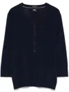 Hugo Boss Wool Sweater In Blue