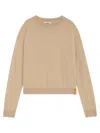 Hugo Boss Crew-neck Long-sleeves Sweater In Neutral