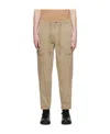 Hugo Boss Work Casual Pants In Nude