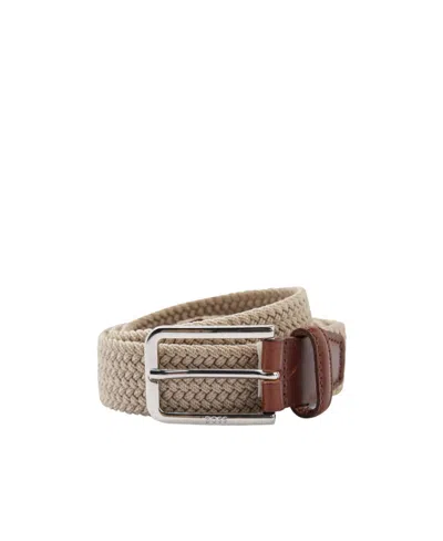 Hugo Boss Woven Engraved-logo Belt