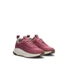 Hugo Boss Boss X Acbc Trainers With Speckled Effect In Pink
