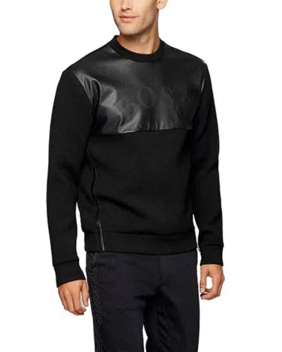 Pre-owned Hugo Boss X Ajbxng Joshua Sweater Sweatshirt Jumper Sweat Jacket Pullover In Black
