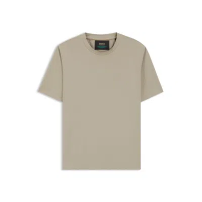 Hugo Boss X Aston Martin T-shirt With Embossed Logo In Gray
