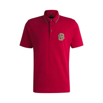 HUGO BOSS X CREATION OF THE GODS MERCERISED-COTTON POLO SHIRT