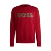 Hugo Boss X Creation Of The Gods Sweatshirt With Special Logo In Red