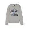 Hugo Boss X Dallas Cowboys Sweatshirt With Helmet Graphic In Silver