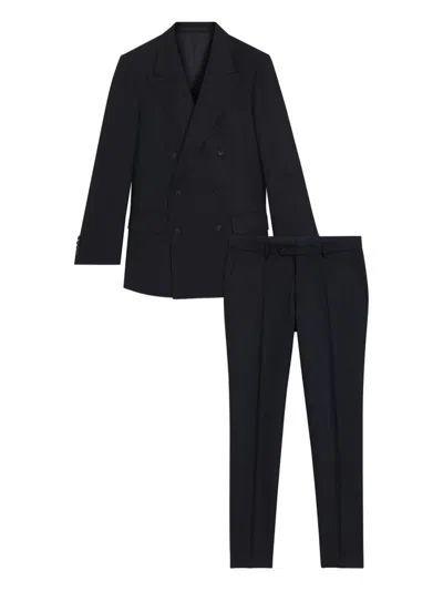 Hugo Boss X David Beckham Double-breasted Suit In Blue