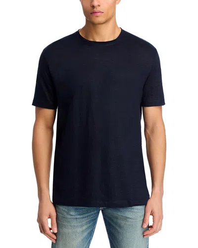 Hugo Boss X David Beckham Taut 73 Short Sleeve Crewneck Tee In Blue