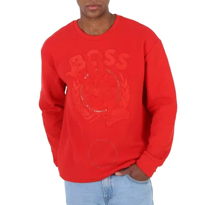 Hugo Boss X Looney Tunes Salbo Lunar Regular-fit Sweatshirt In Red