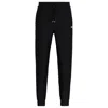 Hugo Boss Boss X Matteo Berrettini Tracksuit Bottoms With Contrast Tape And Branding In Black