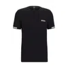 Hugo Boss X Matteo Berrettini Slim Fit Crewneck T-shirt In Black