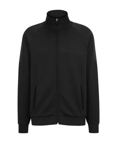 Hugo Boss X Matteo Berrettini Zip-up Sweater In Black