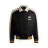 Hugo Boss X Nfl Bomber Jacket With Velvet Trims In Black