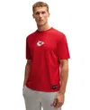 Hugo Boss Boss X Nfl Stretch Cotton Graphic T-shirt In Chiefs Red