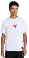 Hugo Boss Boss X Nfl Stretch-cotton T-shirt With Special Branding In White