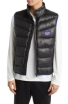 Hugo Boss X Nfl Corner Recycled Polyamide Puffer Vest In New York Giants Black